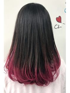 Red Hair Ends, Dye Inspiration, Dipped Hair, Lavender Hair Colors, Red Hair Inspiration, Purple Ombre Hair