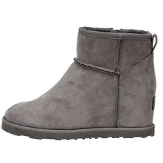 Nwotcushionaire Cozy Hidden Wedge Bootie Meet Kayla, A Pair Of Hidden Wedge Booties (The Gray Are Sold Out Online). These Ankle Boots Feature A 2.5 Inch Hidden Wedge For Extra Height And A Side Zipper For Easy On And Off. Kayla's Soft Vegan Suede Upper, Cozy Faux Shearling Lining, And Memory Foam Insole Will Keep Your Feet Comfy And Warm Throughout Your Day. The First Three Photos Are Stock Photos-The Remaining Are Original. You Know The Brand. Offers Available. Closet B-10. Original Box Not Ava Kristen Wedge Bootie Ugg, Wedge Bootie, The Gray, Bootie, Side Zipper, Bootie Boots, Memory Foam, Original Box, Ankle Boots