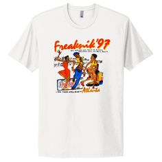 97' Freaknik Atlanta 1997 Chocolate City - 100% Cotton T-Shirt Custom Printed in the USA!  We  use only the finest garments to print on. Your shirt will be 100% Cotton and will have an amazing soft feel. We print and deliver  QUICK so get yours today before they all sell out! Summer Throwback Tops With Graphic Print, 90s Style Sublimation Print T-shirt For Streetwear, 90s Style T-shirt With Sublimation Print For Streetwear, Throwback Short Sleeve Pre-shrunk T-shirt, 90s Style T-shirt With Front Print For Fans, Throwback Graphic Print T-shirt For Streetwear, Throwback T-shirt With Sublimation Print For Fans, Retro Custom Print Shirt For Streetwear, Throwback Streetwear T-shirt, Pre-shrunk