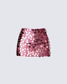 Philo Pink Sequin Mini Skirt Pink Sequence Skirt, Fitted Contrast Sequin Summer Mini Skirt, Trendy Sequin Mini Skirt, Trendy Sequin Skirt For Party Season, Disco Style Sequined Mini Skirt For Spring, Spring Sequin Mini Skirt For Club, Trendy Pink Party Mini Skirt, Sequin Mini Skirt For Club And Spring Season, Sequin Mini Skirt For Spring Club Occasions