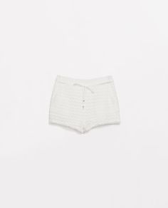 Image 7 of JACQUARD SHORTS from Zara White Shorts, Womens Shorts, Beauty