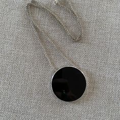 Big black onyx gemstone , minimalist sytle necklace Necklace circumference, 18 inçhes The product will be sent within a gift bag Sending me requests and suggestions, please feel free to convo For other inquiries, please visit the shop policies Thank you for visiting our shop İnstagram: sevimsdesign Modern Silver Chain Jewelry With Round Pendant, Formal Black Enamel Round Pendant Necklace, Modern Black Necklaces For Everyday Use, Modern Black Necklace For Everyday Use, Modern Black Necklace For Everyday, Minimalist Nickel-free Black Jewelry, Long Necklaces With Polished Finish For Gifts, Polished Long Necklace Gift, Long Necklace With Polished Finish For Gift