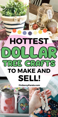 dollar tree crafts to make and sell