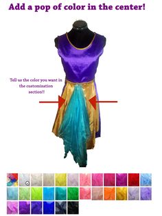 This is the Waring in Royalty dance overlay. It has been carefully made with praise and worship dance in mind! Made with dance in mind! The material is stretchy on the top and has a beautiful flow on the bottom. The colors used are royal purple and a soft gold to embody our royalty as heirs to the Kingdom of God! It is embellished with beautiful gold trim on the neck and waistline. You can also customize this overlay with an additional pop of color in the front with beautiful crystal organza fab Dance Overlay, Liturgical Dance, Silk Dancing, Dance Garments, Worship Dance, Dance Attire, Praise Dance, Types Of Dancing, Kingdom Of God