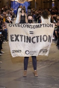 Louis Vuitton Fashion Show, Extinction Rebellion, Garment Workers, Fashion Forecasting, Slogan Tshirt, Louis Vuitton Fashion