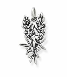 Bluebonnet Pendant: James Avery Texas Jewelry, Blue Bonnets, Western Jewelry, Christmas 2019, Star Charms