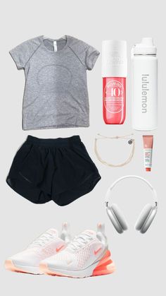 Athletic Casual Outfits, Surfergirl Style, Clothes Athletic, Basic Girl Outfit, Simple Outfits For School, Summer Athletic