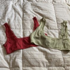 So Pretty And Lightweight In A Rich Plum/Pink Red Color 1 Large In Red 1 Extra Large In Red 1 Extra Large In Sage Red Summer Bra, Red Bra Friendly Crop Top For Summer, Red Bra-friendly Crop Top For Summer, Red Summer Top For Loungewear, Red Summer Tops For Loungewear, Summer Cotton Loungewear Bra, Summer Cotton Bra For Loungewear, Cotton Bra For Summer Loungewear, Solid Color Bra For Summer Loungewear