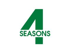 the four seasons logo on a white background