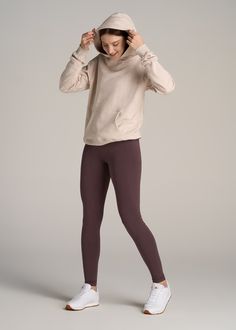 About Our Tall Women’s Leggings Maximum comfort meets maximum length. You’ll want to wear these super-soft cotton tall women’s leggings all day long. We thoughtfully designed this pair to be a staple in your everyday collection that you can reach for time and time again. They’re created with your long legs and torso in mind, with an extended inseam that’ll go past your ankles and a flattering high-rise fit with a wide waistband. Our long leggings for tall women are made of a lightweight cotton a Bamboo Leggings, Thick Leggings, Legging Fits, Long Leggings, Tall Clothing, Clothes Shopping, Long Torso, Best Leggings, Cotton Leggings