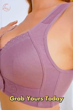 "Elder's Favorite Bra" Today's Big Sale up to 80% OFF‼
⛔️Say no to back bulges and shoulder pain
✅Front buckle design, free your arms
✅Pure cotton material, soft and skin-friendly, no shrinkage
✅Lift your breasts instantly, Show your temperament You should really try this Old Granny, Bra Styles, Things To Buy, Beauty Hacks, A Woman