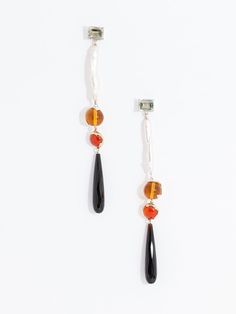 POTION DROPS Elegant Beaded Carnelian Jewelry, Orange Gemstone Drop Jewelry, Orange Drop Gemstone Jewelry, Elegant Drop-shaped Polished Bead Jewelry, Elegant Drop Polished Bead Jewelry, Elegant Drop Shape Polished Beads Jewelry, Elegant Orange Polished Beads Jewelry, Elegant Orange Pearl Drop Jewelry, Elegant Drop Shaped Polished Beads Jewelry