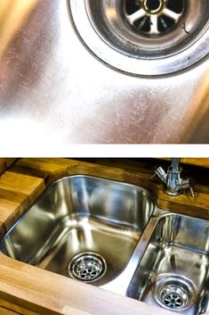 how to clean stainless steel scratches How To Clean An Old Stainless Steel Sink, How To Shine Stainless Steel Sink, How To Polish Stainless Steel, Best Way To Clean Stainless Steel Sink, Cleaning Stainless Steel Sink, How To Clean Stainless Steel, How To Clean Stainless Steel Sink, Polish Stainless Steel Sink, Remove Scratches From Stainless Steel