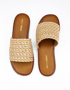 MARA - TAN/GOLD – salt + umber Profile Silhouette, Modern Shapes, Hand Craft, Natural Tan, Metallic Leather, Sun Kissed, Tan Leather, Leather Sandals, Casual Look