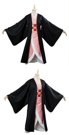 Kamado Nezuko is the deuteragonist of Demon Slayer: Kimetsu no Yaiba.Anime Demon Slayer Kimetsu no Yaiba Kamado Nezuko Cosplay Costume Kimono WigsItem includes: Cape Kimono Belt Waist rope small bamboo tube Leggings Wig Nezuko Costume, Kimono Outfit Japanese, Zenitsu Cosplay, Teletubbies Costume, Pikachu Funny, Clown Accessories, Egyptian Accessories, Kimono Belt