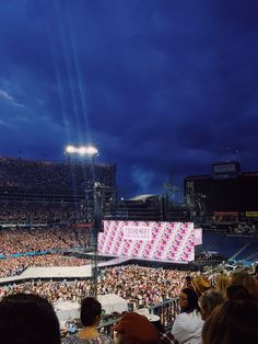 a large crowd at a sporting event