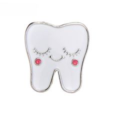 This exclusive piece of jewelry is the perfect gift for any occasion: from graduation parties to anniversaries, the Dental enamel pins Medical Cute Tooth Shape Brooch is crafted from opulent Zinc Alloy Gold and is sure to make a luxurious statement. Boasting a bold and beautiful Dentist Nurse Enamel Pins design, this accoutrement is suitable for both women and men, making it a wonderfully versatile accessory. White Enamel Pin For Gift, Cute White Pins For Gifts, White Enamel Brooches As Gifts, Cute Enamel Pin For Gifts, Enamel Brooch Lapel Pin Gift, Cute White Brooch For Gift, Cute White Brooches For Gifts, Cute White Brooches For Gift, Personalized Silver Lapel Pin Gift