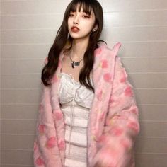 Kawaii Zip Up Harajuku Hoodie Women Cute Long Sleeve · Shop Zola · Online Store Powered by Storenvy Peach Powder, Hoodie Jacket Women, Harajuku Hoodie, Fluffy Jacket, Winter Outerwear, Sweet Peach, Pink Jacket, Warm Jacket, Zipper Hoodie