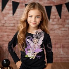 CUSTOM Blonde Fairy Birthday Girl Cozy Long Sleeve Shirt for Kids and Toddlers for Any Age This gorgeous Lavender Purple Flowers and Fairy graphic printed for each Customer on a Cozy, super soft Ringspun Cotton long sleeve shirt, printed using Vegan, Eco-Safe Inks Makes a GREAT Birthday gift and makes any birthday or school day much more memorable! ◼Note: ANY DESIGN IN MY SHOP MAY BE PLACED ON A HOODIE OR LONG SLEEVE SHIRT ◼ Note: NOT ALL COLORS ARE AVAILABLE ON ALL SIZES 🎨 GENERAL INFORMATION Spring Party Fairycore Tops, Spring Fairycore Party Tops, Spring Fairy Grunge Party Tops, Fairycore Tops For Spring Party, Fairy Grunge Tops For Spring Party, Fairy Grunge Long Sleeve Party Top, Fairy Grunge Long Sleeve Top For Party, Blonde Fairy, Fairy Graphic