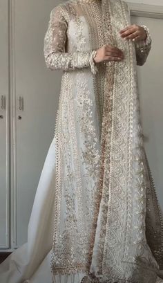 Simple Nikkah Outfit, Pakistani Abaya, Nikkah Outfit, Eastern Dresses, Desi Dress, Fashion Show Dresses, Nikkah Dress, Latest Bridal Dresses