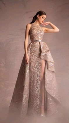 Gaun Fashion, Bridal Dress Fashion, Royal Dresses, Bridesmaid Dress Styles, Elegant Dresses Classy, Zuhair Murad, Fashion Attire