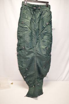 NWT Maniere De Voir Nylon Bungee Ruched Forest Green Cargo Pants  Size 8 Size 8 Forest Green New With Tags Nylon Parachute Pants With Drawstring, Green Stretch Parachute Pants For Outdoor, Green Nylon Parachute Pants With Pockets, Nylon Drawstring Pants, Stretch Nylon Cargo Pants With Drawstring, Green Nylon Parachute Pants For Outdoor, Outdoor Green Nylon Parachute Pants, Stretch Nylon Parachute Pants For Outdoor, Green Nylon Long Pants