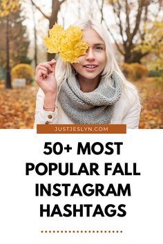 Looking for the Best Fall Instagram Hashtags for Autumn 2021? Here are new fall hashtags for Instagram that are the most popular. This list is 50+ fall hashtag ideas for 2021 that will help you grow your audience and your reach on Instagram this Fall! #fall #autumn #instagram Fall Instagram, Instagram Hashtags