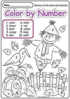 a coloring book with numbers and pictures for children to color by number, including an image of