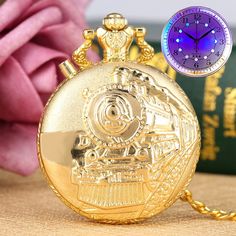 ❗ Steampunk Styler Exclusivity❗ Be more elegant & better respected ✨ Wear a unique designed pocket watch 💎 Inner face includes golden accents and numbering Perfect gift to offer to your loved one 🎁 Free Shipping & 100% Money-Back Guarantee Limited quantity, first come, first served ⏳ Discover the sublime Steampunk Golden Train Pocket Watch. An ultra original pocket watch since it can tell you the time even in a dark environment. Product Features 📝 Material: stainless steel, more than 10.5% ch Steampunk Style Pocket Watch With Metal Dial As Gift, Steampunk Style Metal Dial Pocket Watch For Gift, Steampunk Pocket Watch With Metal Dial As Gift, Steampunk Pocket Watch With Metal Dial, Steampunk Gold Watch As Gift, Gold Steampunk Style Watch As Gift, Gold Steampunk Watch As Gift, Gold Steampunk Watch For Gift, Gold Engraved Steampunk Pocket Watch