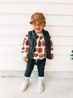 Bubble Romper With Leggings Boy, 6 Month Old Outfits Boys, Boho Baby Boy Outfits, Boys Fall Outfits Kids, Boy Kids Outfits, Two Year Old Boy Halloween Costume, Fall Toddler Outfits Boy, Toddler Boy Fall Fashion, Fall Boy Outfits