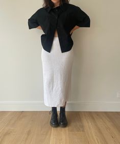 THIS IS NOT A PHYSICAL PRODUCT. THIS IS A DIGITAL PDF TO MAKE THE SKIRT PICTURED. An intermediate knitting pattern for a skirt with a broken rib pattern and a split detail.  This pattern is knit in the round from the waist band down in broken rib pattern with increases for the waistband and options for mini, midi and maxi length, and a front, side and back split.  Written for sizes 1, (2, 3, 4, 5, 6, 7), (8, 9, 10, 11, 12, 13) to fit a waist circumference of 66, (75, 79, 82, 90, 94, 98), (105, 1 Skirt Knitting Pattern, Knit Skirt Pattern, Maxi Skirt Pattern, Intermediate Knitting Patterns, Knit Maxi Skirt, Knit In The Round, Circular Needles, Skirt Pattern, Stitch Markers