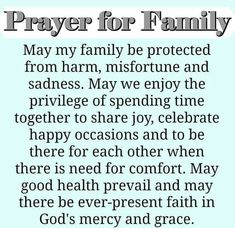 Prayer For My Family, Quotes Bible, Prayer Verses, Prayers For Healing, Prayer Scriptures, Inspirational Prayers