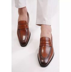 Upper Genuine Calf leather Sole genuine leather Heel Leather Slip ons Making time 7 to 10 days Brown Closed Toe Moccasins For Semi-formal Occasions, Semi-formal Pointed Toe Moccasins With Leather Sole, Semi-formal Leather Sole Closed Toe Moccasins, Semi-formal Closed Toe Moccasins With Leather Sole, Semi-formal Leather Sole Moccasins, Brown Pointed Toe Loafers For Semi-formal Occasion, Brown Pointed Toe Moccasins For Business, Brown Almond Toe Moccasins For Semi-formal Occasions, Brown Almond Toe Semi-formal Moccasins