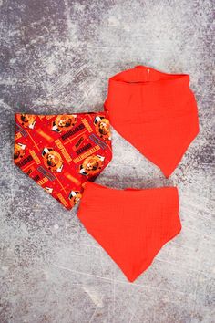 two bikinis with the words baby bandana bib free sewing pattern