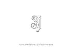 the number thirteen is shown in this handwritten font, and it appears to be made from