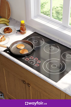 a stove top that has some food on it