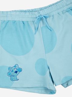 Embroidered Blue on the leg Drawstring waist Side pockets Relaxed unisex fit 100% Cotton Imported Officially licensed Blue's Clues merchandise Blues Clues Clothes, Pearl Market, Outfits Shifting, Fire Clothes, Fur Pattern, White Bike, Oc Outfits, Mens 90s, Disney Princess Fashion