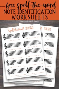 the free printable worksheet for handwriting and writing with music notes on it