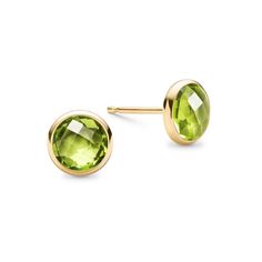 Grand Peridot Stud Earrings in 14k Gold (August) Birthstone Engagement Rings, Peridot Birthstone, Friendship Day Gifts, Wedding Bands For Her, Mens Bracelet Silver, Mens Silver Necklace, Silver Wedding Bands, Birthstone Earring, August Birth Stone