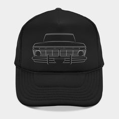 A classic pickup -- Choose from our vast selection of Trucker hats to match with your favorite design to make the perfect custom graphic Hat. Customize your color! For men and women. Classic Trucker Cap, Classic 5-panel Hat, One Size Fits Most, Classic Trucker Hat, Classic 5-panel Hat, White Trucker Hat, Trucker Hats, Hat Designs, Trucker Hat, Ford