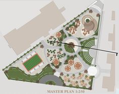 an aerial view of the master plan