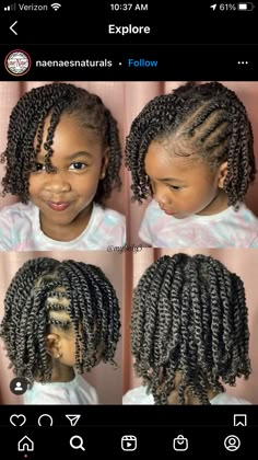 Black Girls Hairstyles Kids Natural, Braids And Twists Hairstyles Kids, Black Toddler Hairstyles Girl Braids Natural Kids, Kids Hairstyles Twists, Twists For Little Black Girls Hair, Natural Hairstyles For Toddlers Black, Flat Twist Kids Hairstyles, Kids Twists Hairstyles, Braided Natural Hairstyles For Kids