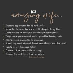 an amazing wife poem on black background with pink and gold text overlaying it