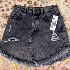 Brand New Urban Outfitters Denim Skirt Trendy Gray Cotton Mini Skirt, Trendy Gray Denim Skirt, Gray Trendy Denim Skirt For Spring, Trendy Gray Denim Skirt For Spring, Gray Denim Skirt For Spring, Urban Outfitters Casual Denim Skirt For Spring, Trendy High Waist Mini Skirt From Urban Outfitters, Trendy High Waist Mini Skirt By Urban Outfitters, Trendy High-waist Mini Skirt By Urban Outfitters