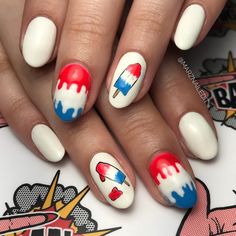 @marznailedit BOMB POPS ♥️🇺🇸‼️ #nailchurch #magicfingers #fingerbang #fingerbangportland #fingerbangme Bomb Pops, Nails Designs, Nail Ideas, Hair And Nails, Nail Designs, Hair