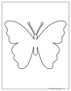 a butterfly that is outlined in the shape of a square, with one wing extended