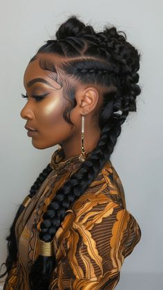 Showcase your creativity with these artistic black cornrows and curls. Perfect for a unique look. Save this pin for artistic cornrow and curl ideas! #CornrowsWithCurls #ArtisticStyle #UniqueLook Black Cornrows, Morning Before School, Intricate Hairstyles, New Hair Do, Quick Hair, Friends Hair, Before School, Goddess Hairstyles