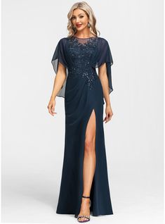 JJ's House Pleated Sequins Lace Chiffon Scoop Illusion Fall Spring Summer Winter Sheath/Column Plus General Leg Slit Back Zip Illusion Scoop Elegant Beautiful Back Black Tie Dark Navy Height:5.8ft（176cm） Bust:32in（82cm）Waist:24in（61cm）Hips:35in（89cm） No Floor-Length. #JJ's House #Pleated #Sequins #Lace #Chiffon #Scoop #Illusion #Fall #Spring #Summer #Winter #SheathColumn #Plus #General #LegSlit #BackZip #Illusion #Scoop #Elegant #BeautifulBack #BlackTie #DarkNavy #No #FloorLength Teal Prom Dresses, Black Tie Wedding Guest Dress, Jersey Evening Dress, Prom Dresses Long Pink, Backless Evening Dress, Dress With Sequins, Tulle Evening Dress, Satin Evening Dresses, Sequin Evening Dresses