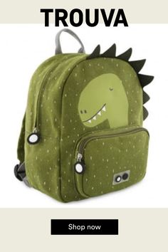 With this cute backpack each child is perfect for the first day of school or those adventurous activity! The backpack has adjustable shoulder straps and above a handle so you can easily hang on the hook. Thanks to the breastshaws, the shoulder straps do not slip from the shoulders. The backpack has a small pocket on the front and the zippers have a big slider so they can easily open and close by children. On the inside, the backpack also has a name tag. Size: 23 x 31 x 10 cm Care: Only stain rem Animal Backpacks, Baby Backpack, Nature Baby Shower, Kids' Bag, Rucksack Backpack, Childrens Backpacks, Cute Backpacks, Tiny Hand, Small Backpack