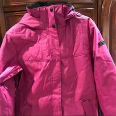 Pink Women’s Ride Snowboard Ski Jacket Gently Used And Well Loved. Simply Enjoy Buying A Couple Of New Coats Every Season And I’ve Got Too Many! Pink Snowboard, Snowboarding Outfit, Snow Jacket, Snowboards, Ski Jacket, Snowboarding, Pink Black, Skiing, Pink Ladies